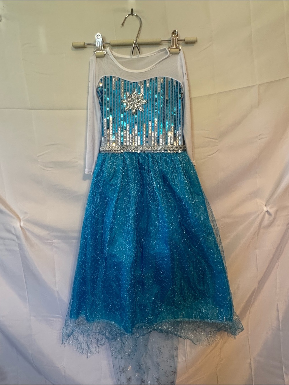 Frozen  Princess Dress with Snowflake Detail